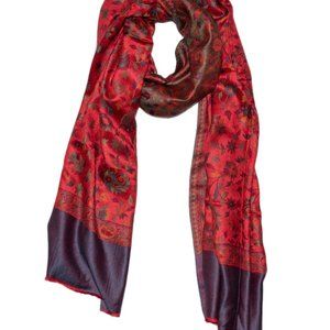 Beautiful Red Pashmina Scarf for Women Beautiful
